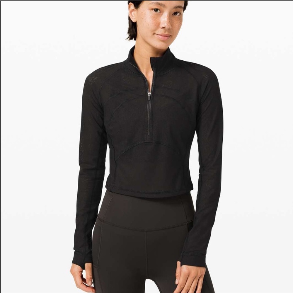 Lululemon front of the pack half zip
